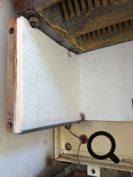 Close-up of new insulation panels in Netaheat